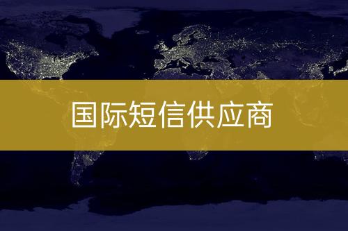 國際短信供應(yīng)商