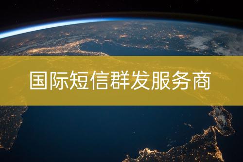 國際短信群發(fā)服務(wù)商