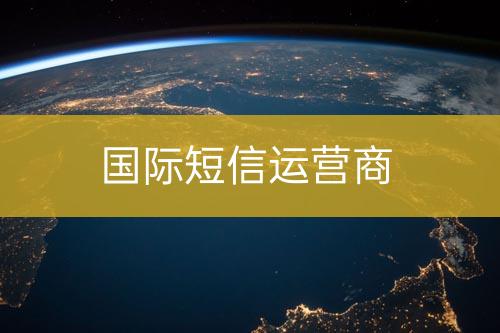 國際短信運(yùn)營商