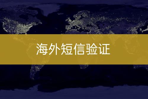 國(guó)際短信驗(yàn)證